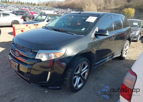 2012 Ford Edge Sport z USA, uszkodzony, nr VIN 2FMDK4AK8CBA48590